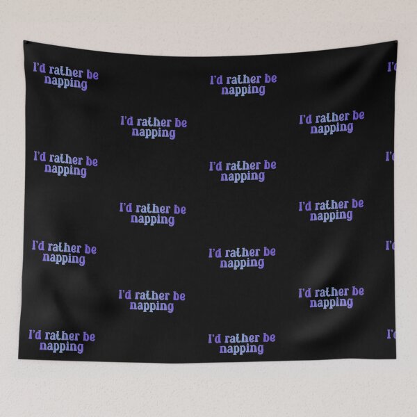 Item preview, I'd Rather Be Napping designed and sold by FunCarStickers.