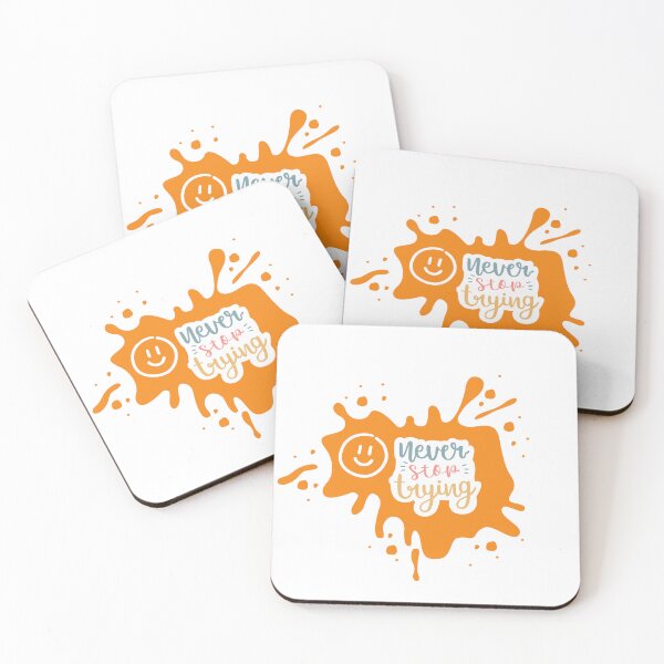 Item preview, Quotes Never Stop Trying designed and sold by akartiwa.