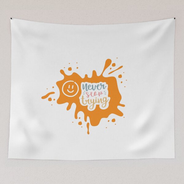 Item preview, Quotes Never Stop Trying designed and sold by akartiwa.