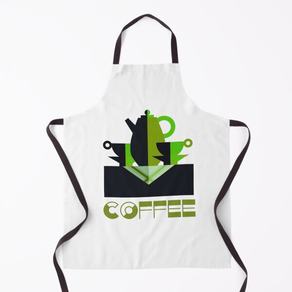 Item preview, Retro coffee print in green designed and sold by LaylaEvans1.