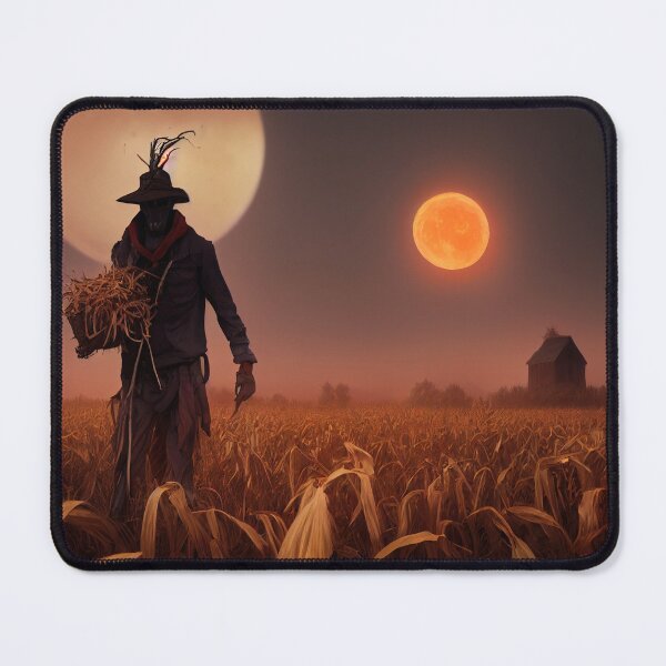 Item preview, A scarecrow coming to life on halloween. designed and sold by DSAHART.