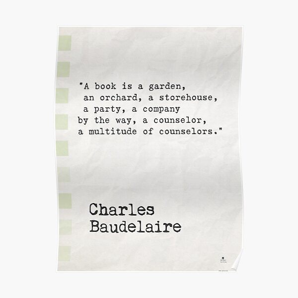 Posters Sur Le Theme Charles Baudelaire Redbubble