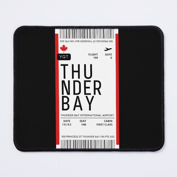 Item preview, Thunder Bay Flight Ticket Boarding Pass Travel Canada designed and sold by CraftwithNadia.