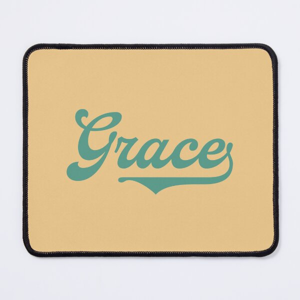 Item preview, Vintage Christian Grace Lettering, Retro Christian Patch designed and sold by vincitdesignco.