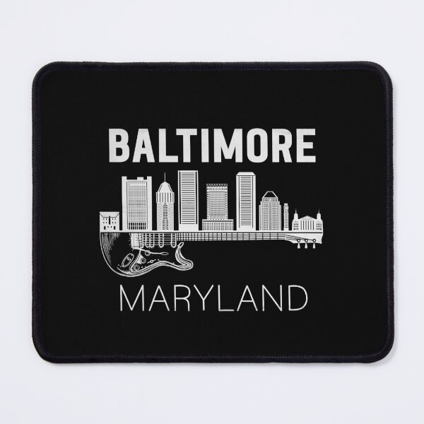 Item preview, Maryland Souvenir Men Music Guitar Gift Baltimore designed and sold by DSWShirts.