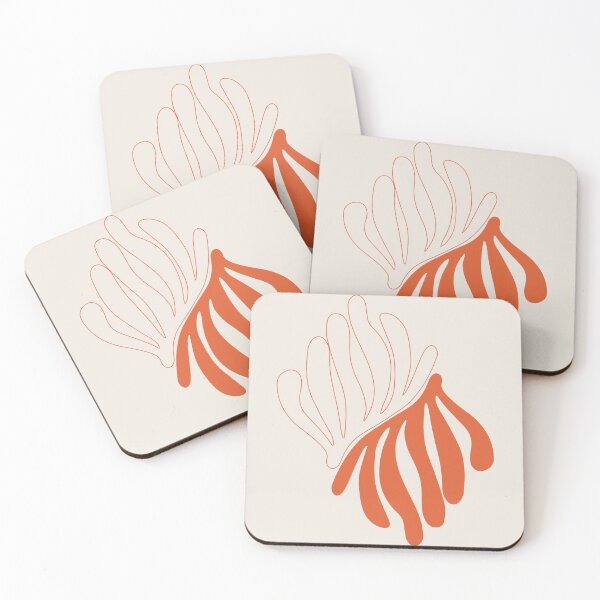 Item preview, Henri Matisse Flower, Paper Decoupes Art new orange, Matisse Cutout's flower designed and sold by re-make-.