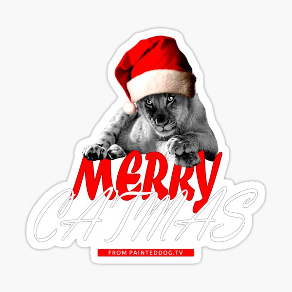 Merry Catmas! Sticker