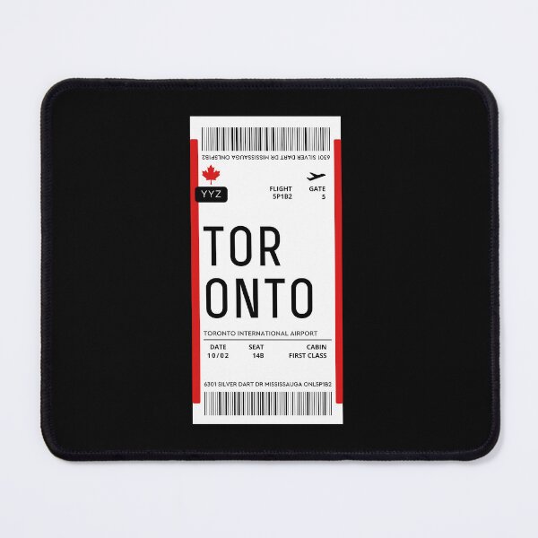 Item preview, Toronto Flight Ticket Boarding Pass Travel Canada designed and sold by CraftwithNadia.
