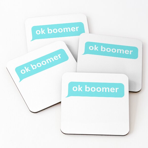 Item preview, ok boomer - bubble message  designed and sold by justbejoker.