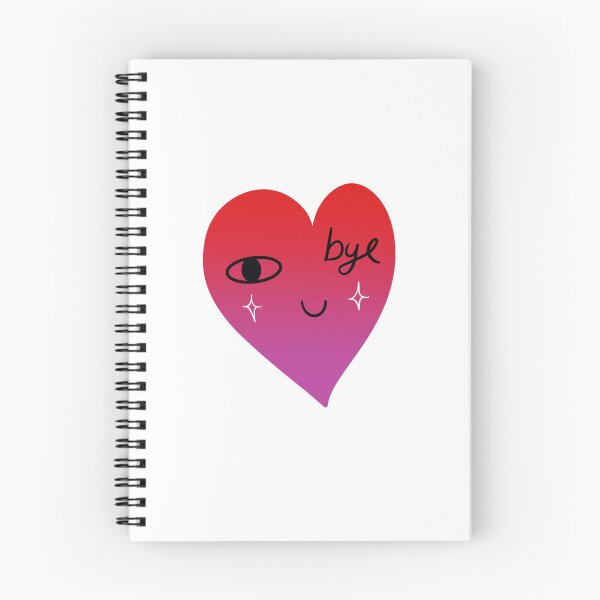Item preview, bye heart sticker designed and sold by SonDesigns.