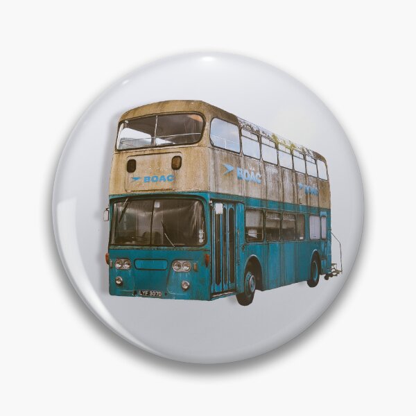 Item preview, Vintage Blue Bus from The London Bus Museum designed and sold by CrystalsArtPaws.