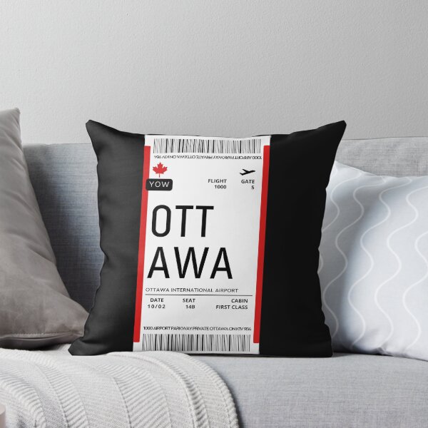 Item preview, Ottawa Flight Ticket Boarding Pass Travel Canada designed and sold by CraftwithNadia.