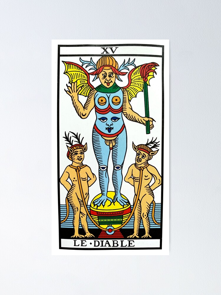 Tarot Marseille The Sun card Medieval Art Poster by MontseAM