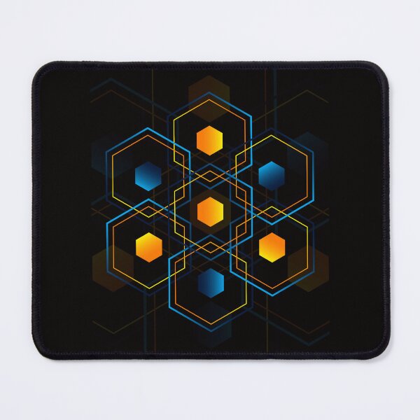 Item preview, Abstract Hexagon Ornament with Arrow designed and sold by Viability Creative.