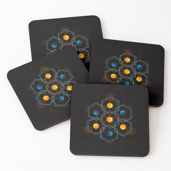 Item preview, Abstract Hexagon Ornament with Arrow designed and sold by Viability Creative.