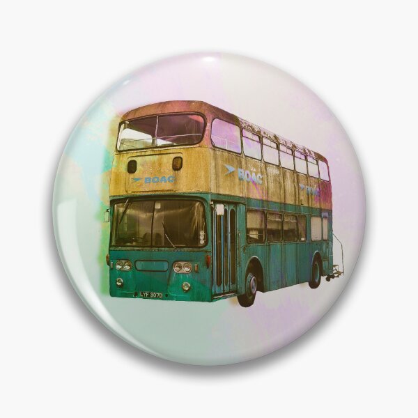 Item preview, Rainbow Effect Vintage Bus from The London Bus Museum No. 3 designed and sold by CrystalsArtPaws.