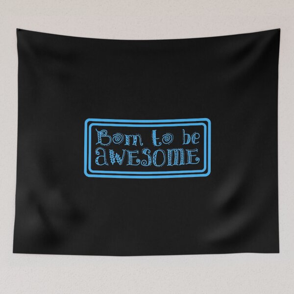 Item preview, Born To Be Awesome designed and sold by JourneyCreative.