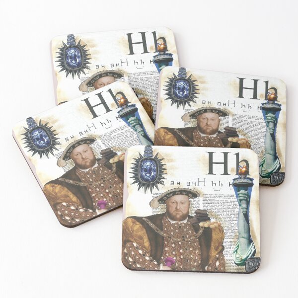 Item preview, Henry VIII Hans Holbein Dictionary Collage Parody for Art Book Lover designed and sold by KathyGrippi.