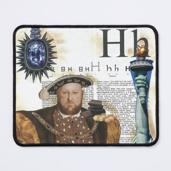 Item preview, Henry VIII Hans Holbein Dictionary Collage Parody for Art Book Lover designed and sold by KathyGrippi.