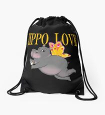Hippo-Liebes-Schmetterlings-Effekt Rucksackbeutel