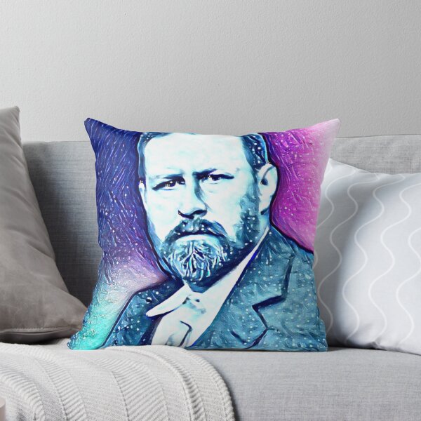 Artikelvorschau, Bram Stoker Kunstwerk | Bram Stoker-Porträt | Bram Stoker Wandkunst entworfen und verkauft von Suyogsonar25.
