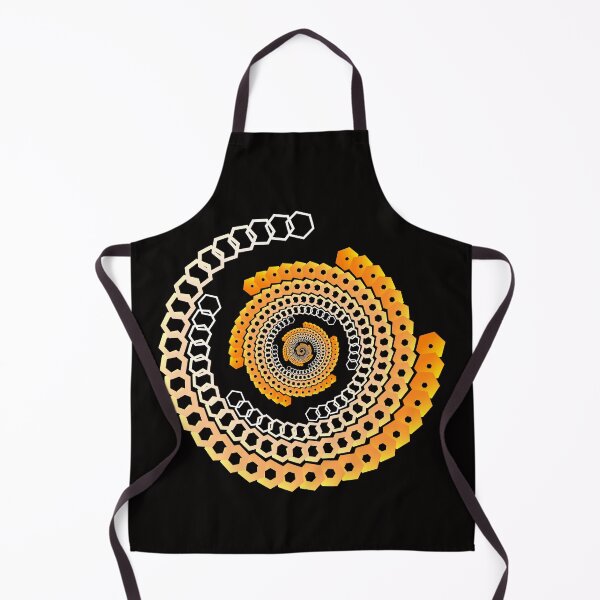 Item preview, Abstract Spiral Hexagon Ornament designed and sold by Viability Creative.