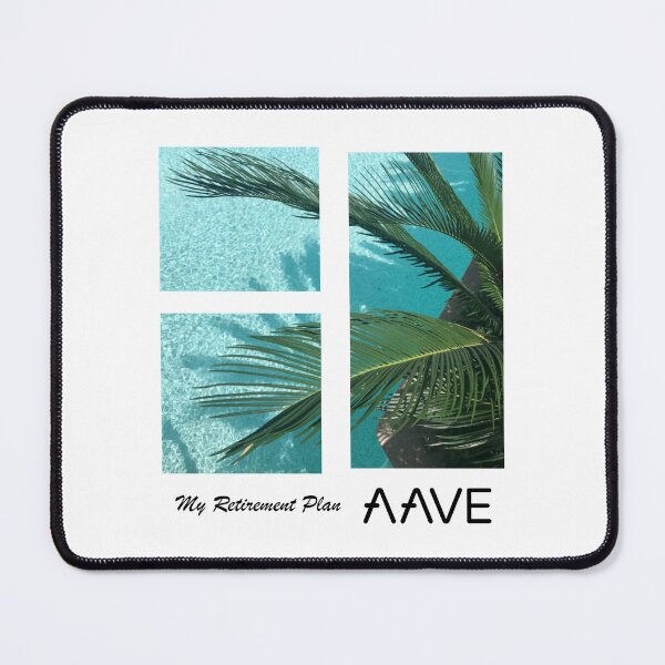 Item preview, Aave AAVE Crypto Altcoin - My Retirement Plan designed and sold by CryptoMoods.
