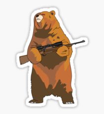 GunBear Sticker