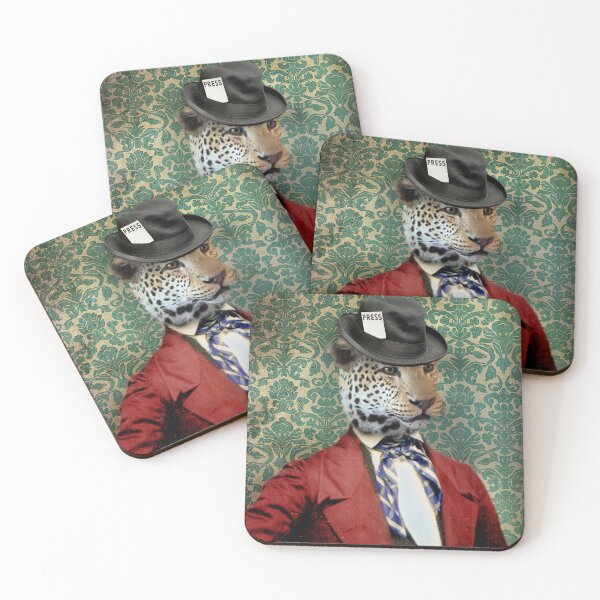 Item preview, Leopard Cat - Jasper, Gentleman of the Press designed and sold by thelonelypixel.
