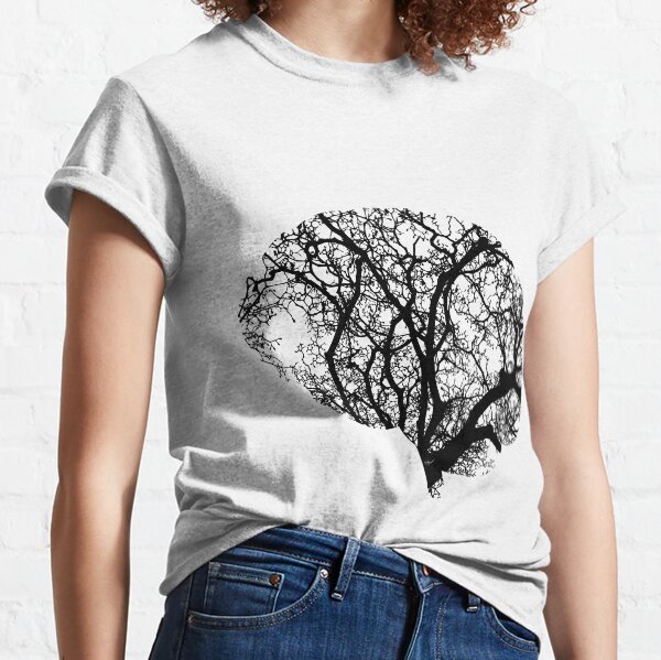 Vista previa del artículo con la obra «NEURONAS BRAIN T-Shirt», diseñado y vendido por Darkweiss.