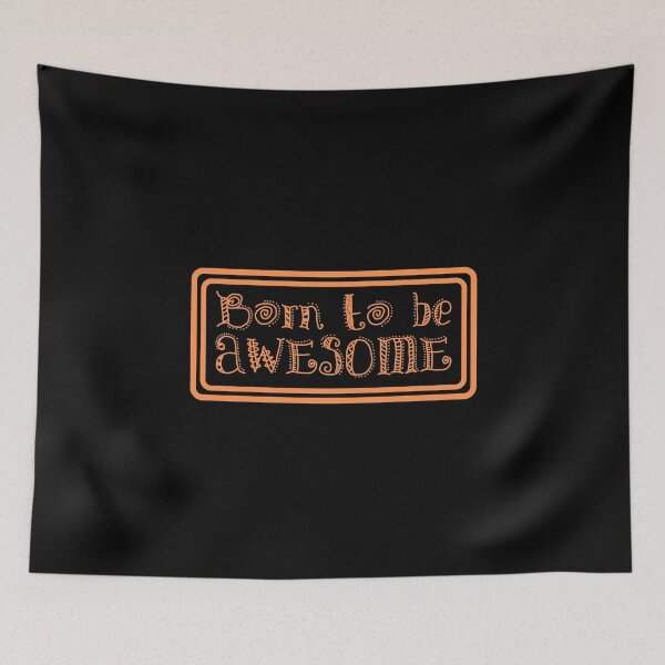 Item preview, Born To Be Awesome designed and sold by JourneyCreative.
