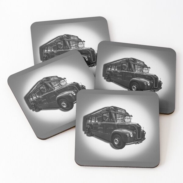 Item preview, Monochrome version of the Green Bus from The London bus museum designed and sold by CrystalsArtPaws.
