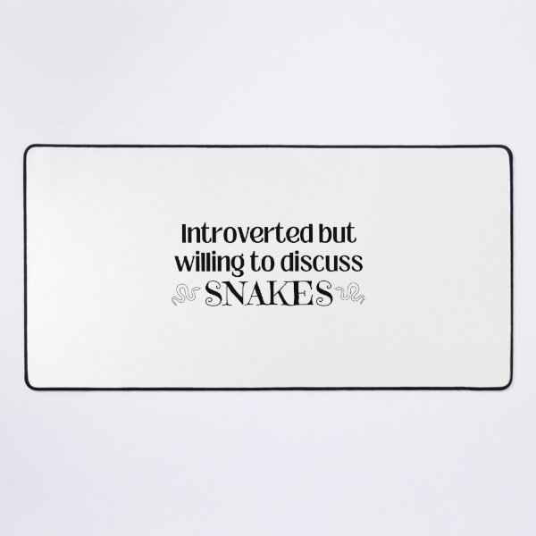Item preview, Introverted but willing to discuss Snakes T-shirt  designed and sold by Nerdygirlteez.