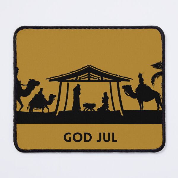 Item preview, God Jul, julekort, merry Christmas in Norwegian, happy Christmas in Norwegian, Norwegian Christmas  designed and sold by Pommallina.