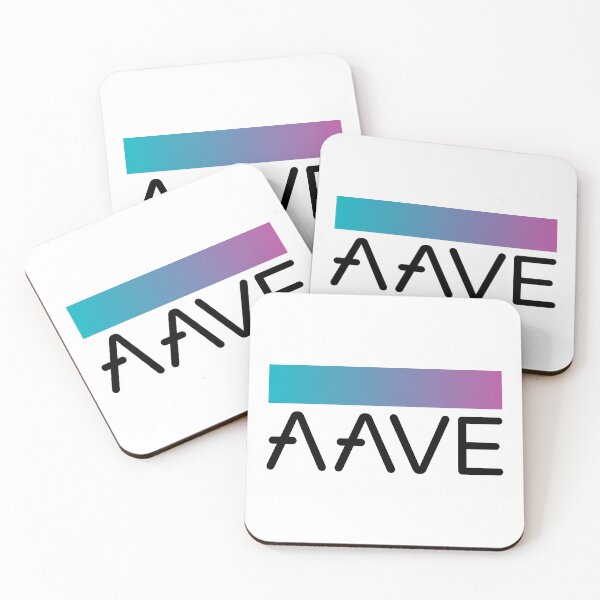 Item preview, Aave AAVE Crypto Altcoin - Clean Minimalist Design Variant #1 designed and sold by CryptoMoods.