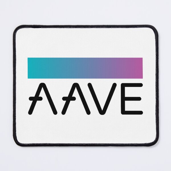 Item preview, Aave AAVE Crypto Altcoin - Clean Minimalist Design Variant #1 designed and sold by CryptoMoods.
