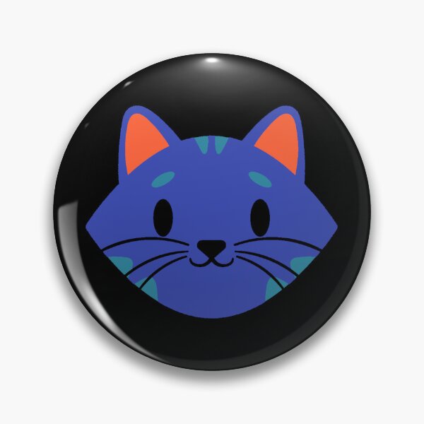 Item preview, Blue Cat Pet Animal Art Design Draw Street Art designed and sold by BK-Fishing.