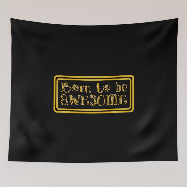 Item preview, Born To Be Awesome designed and sold by JourneyCreative.