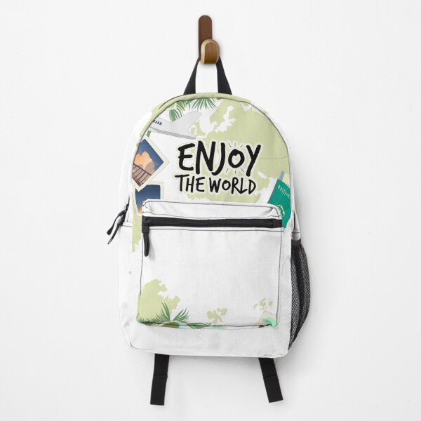 Item preview, ENJOY THE WORLD - TRAVELING designed and sold by Rogue Heart Collective™.