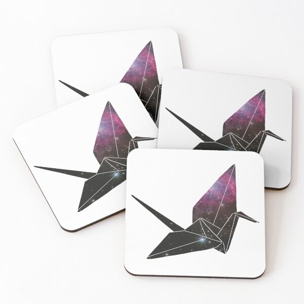Item preview, Galaxy origami paper crane designed and sold by SpiritedArtwork.