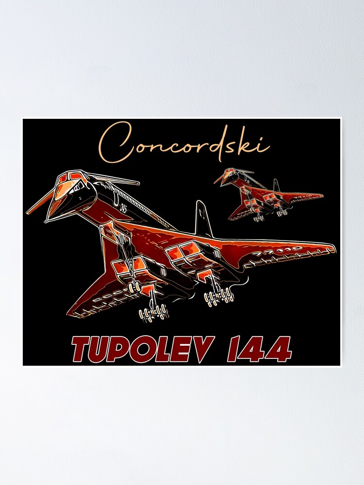 Tupolev 144 passenger vintage Aircraft