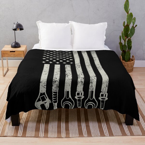 Item preview, Mechanic American Flag designed and sold by Sunset Design.