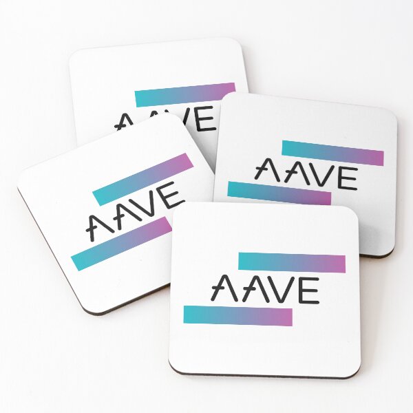 Item preview, Aave AAVE Crypto Altcoin - Clean Minimalist Design Variant #2 designed and sold by CryptoMoods.
