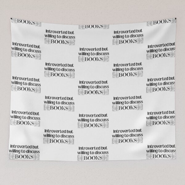 Item preview, Introverted but willing to discuss Books T-shirt  designed and sold by Nerdygirlteez.