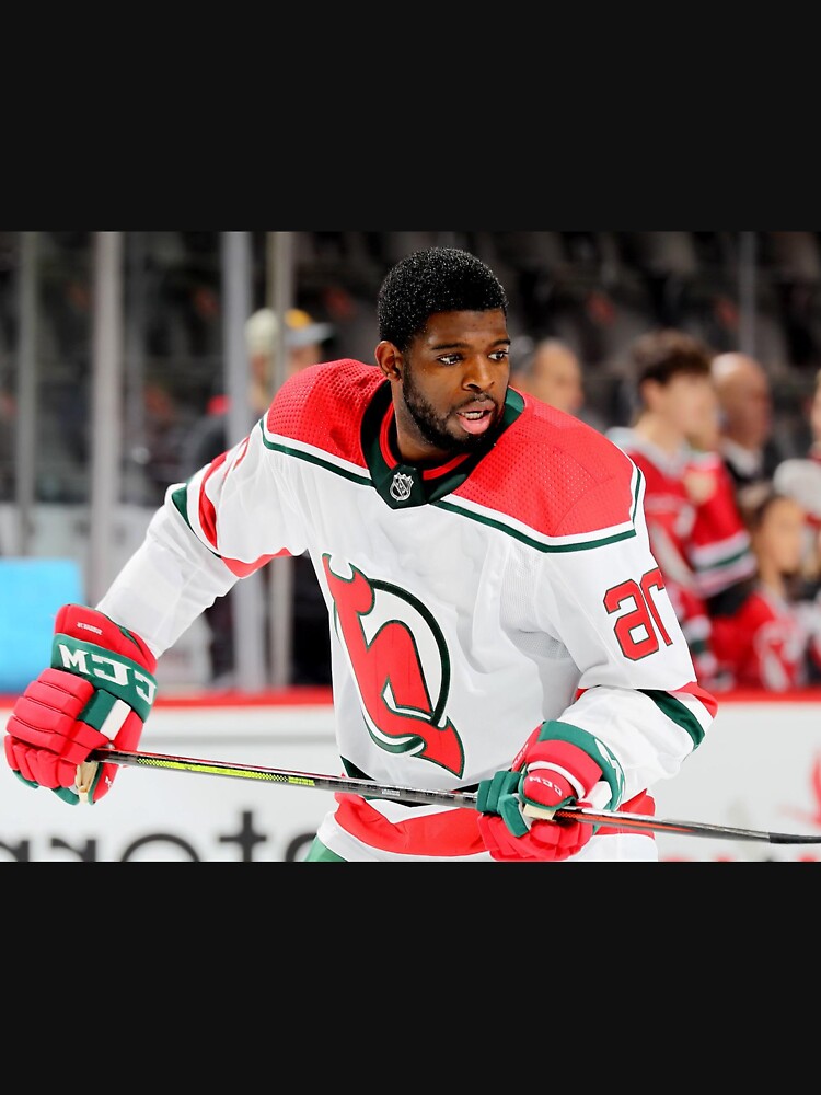 P.K. Subban hits the ice wearing new Devils gear for the first