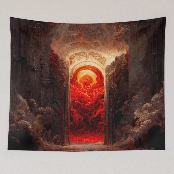 Item preview, Portal to Hell designed and sold by ArtMadeByAI.
