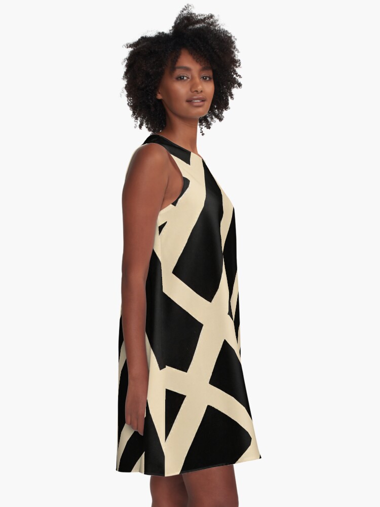 Geometric pattern design A-Line Dress for Sale by DottedLinePrint