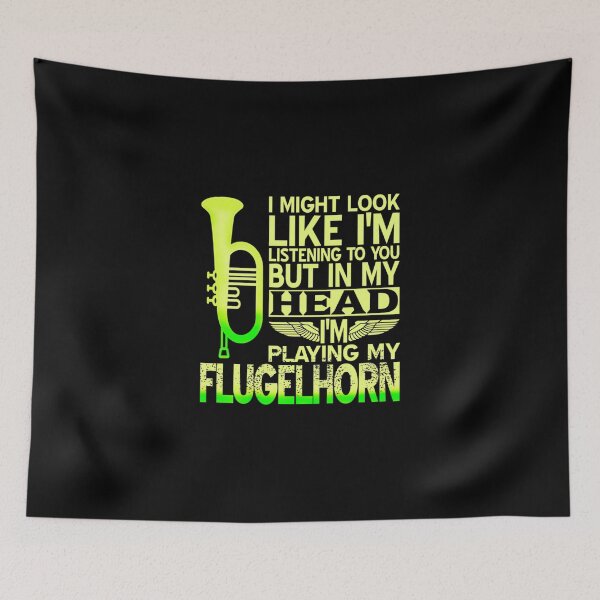 Item preview, I Look Listening But I'm Playing My Flugelhorn Tank Top designed and sold by vanejamofedau.