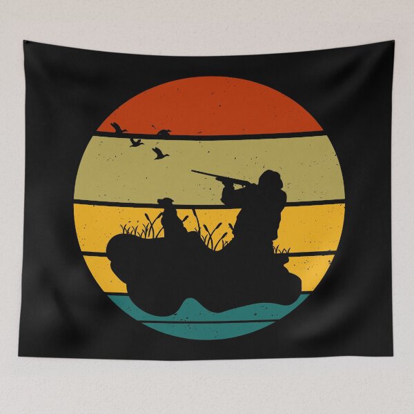 Item preview, Duck Hunting retro sunset designed and sold by Sunset Design.