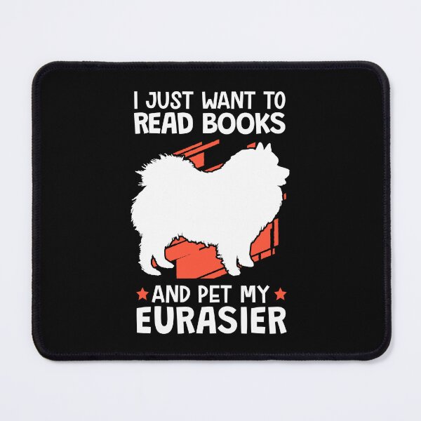 Item preview, Reading books and petting Eurasiers designed and sold by madgrfx.